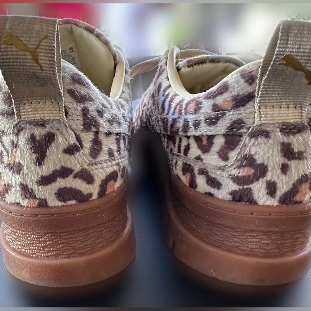 Puma Womens Mayze Leopard Platform   Sneakers Shoes Casual Size:7.5 - Picture 3 of 8